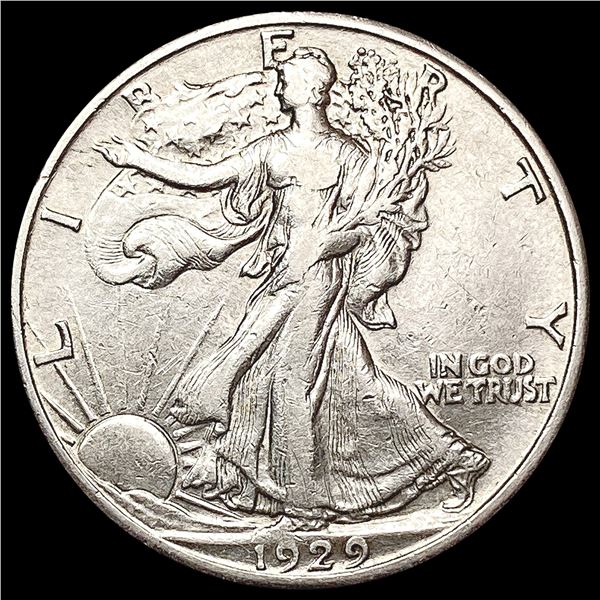 1929-D Walking Liberty Half Dollar CLOSELY UNCIRCU
