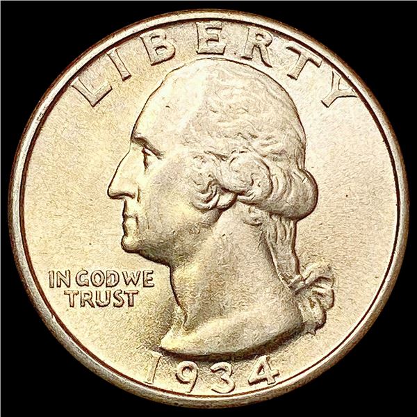 1934 Washington Silver Quarter UNCIRCULATED