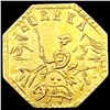 Image 1 : 1853 Cal. Fractional Gold Quarter Eureka Coin UNCI