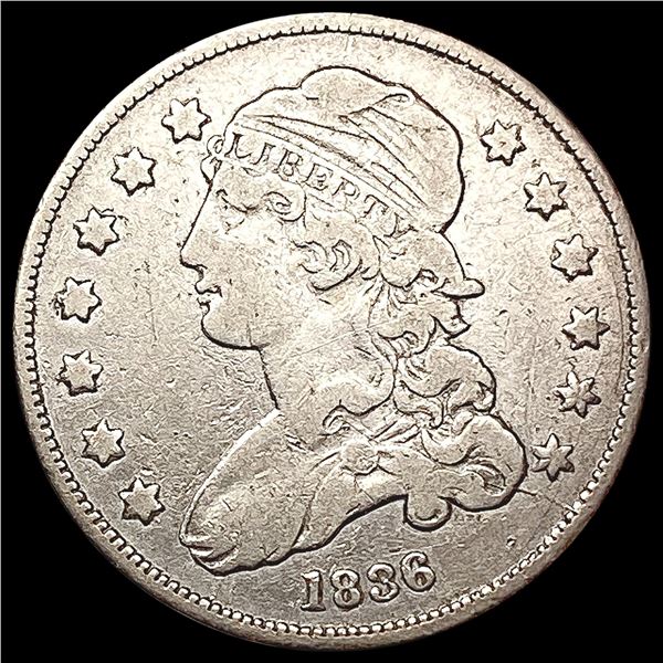 1836 Capped Bust Quarter NICELY CIRCULATED