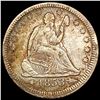 Image 1 : 1853 Arrows and Rays Seated Liberty Quarter LIGHTL