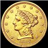 Image 1 : 1852 $2.50 Gold Quarter Eagle CLOSELY UNCIRCULATED