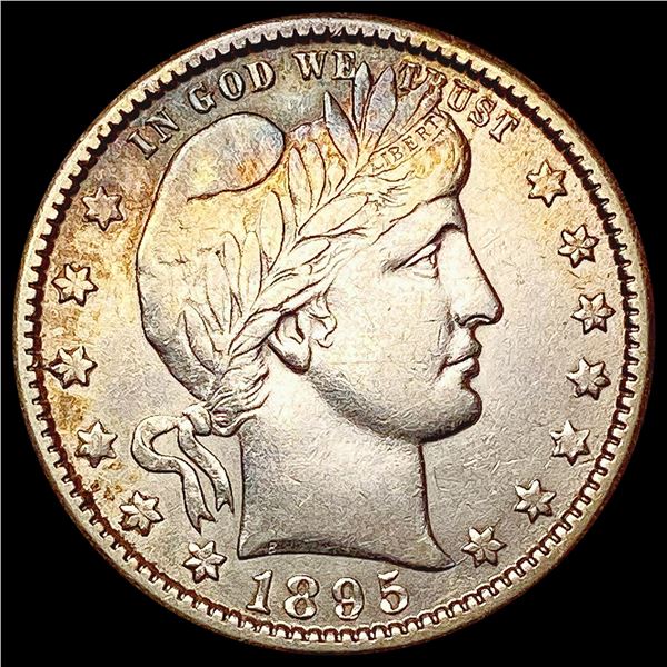 1895-O Barber Quarter CHOICE AU
