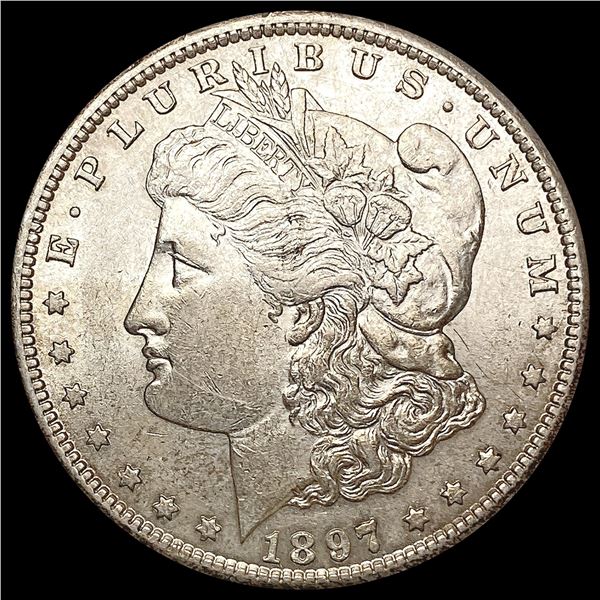1897-S Morgan Silver Dollar CLOSELY UNCIRCULATED