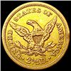 Image 2 : 1850 $2.50 Gold Quarter Eagle CLOSELY UNCIRCULATED