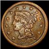 Image 1 : 1856 Braided Hair Large Cent LIGHTLY CIRCULATED