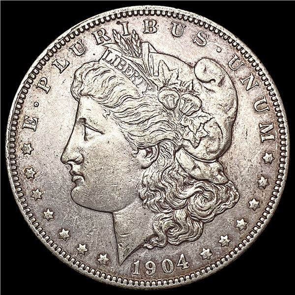 1904 Morgan Silver Dollar NEARLY UNCIRCULATED