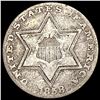 Image 1 : 1858 Silver Three Cent NICELY CIRCULATED