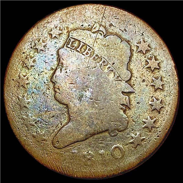 1810 Classic Head Large Cent NICELY CIRCULATED