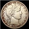 Image 1 : 1911-S Barber Half Dollar CLOSELY UNCIRCULATED