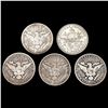 Image 2 : 1893-1911 Varied Date US Half Dollars [5 Coins] HI