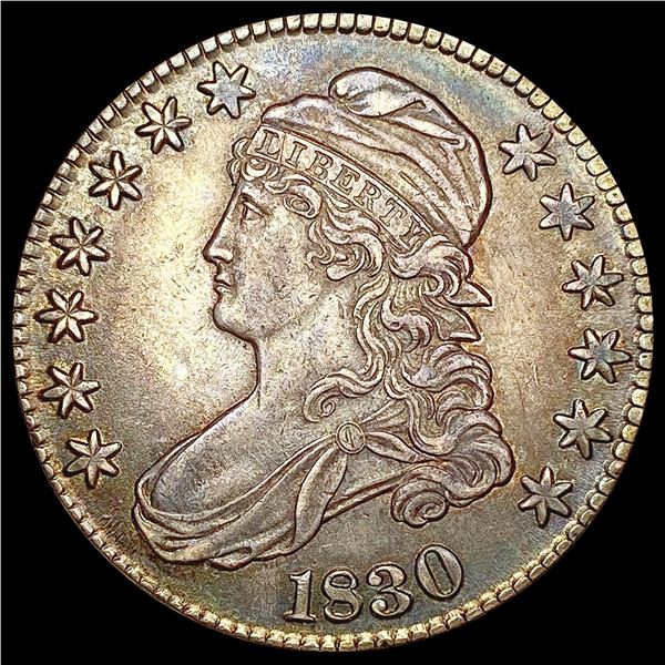 1830 Capped Bust Half Dollar CLOSELY UNCIRCULATED