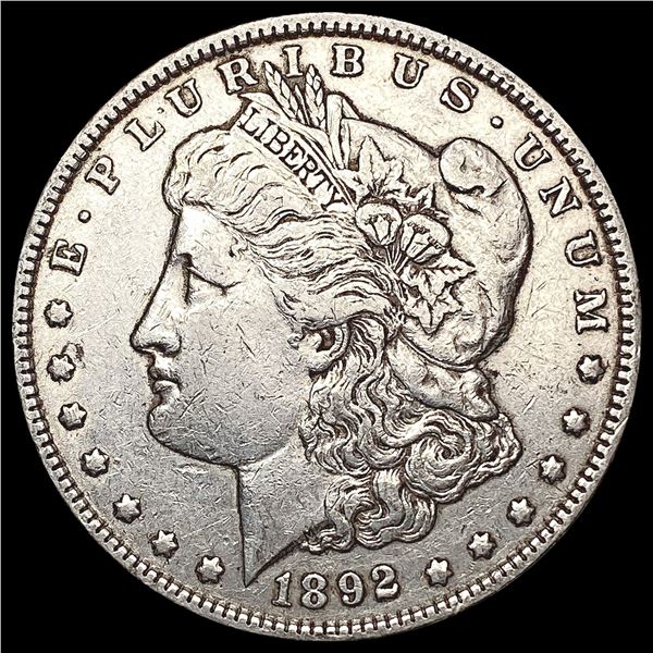 1892 Morgan Silver Dollar CLOSELY UNCIRCULATED