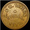 Image 1 : - H.&H. Tavern; Stella NE 5C Token CLOSELY UNCIRCU