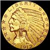 Image 1 : 1912 $5 Gold Half Eagle CLOSELY UNCIRCULATED