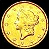 Image 1 : 1851 Rare Gold Dollar CLOSELY UNCIRCULATED