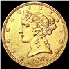 Image 1 : 1907-D $5 Gold Half Eagle CLOSELY UNCIRCULATED