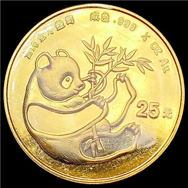 1984 1/4oz Gold Chinese Panda GEM PROOF