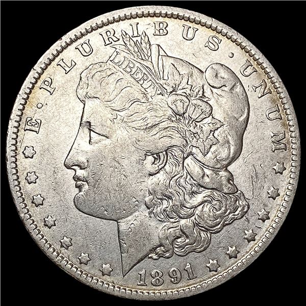 1891-O Morgan Silver Dollar CLOSELY UNCIRCULATED