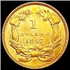 Image 2 : 1857 Rare Gold Dollar CLOSELY UNCIRCULATED