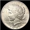Image 1 : 1921 Silver Peace Dollar CLOSELY UNCIRCULATED
