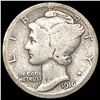 Image 1 : 1916-D Mercury Dime NICELY CIRCULATED