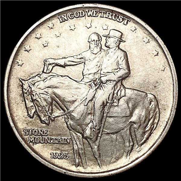 1925 Stone Mountain Half Dollar CLOSELY UNCIRCULAT