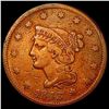 1845 Braided Hair Large Cent LIGHTLY CIRCULATED