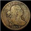 Image 1 : 1804 Draped Bust Half Cent NICELY CIRCULATED