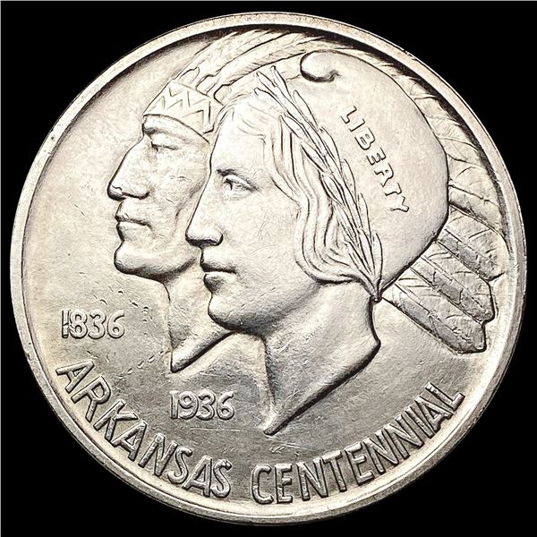 1936-D Arkansas Half Dollar CHOICE BU