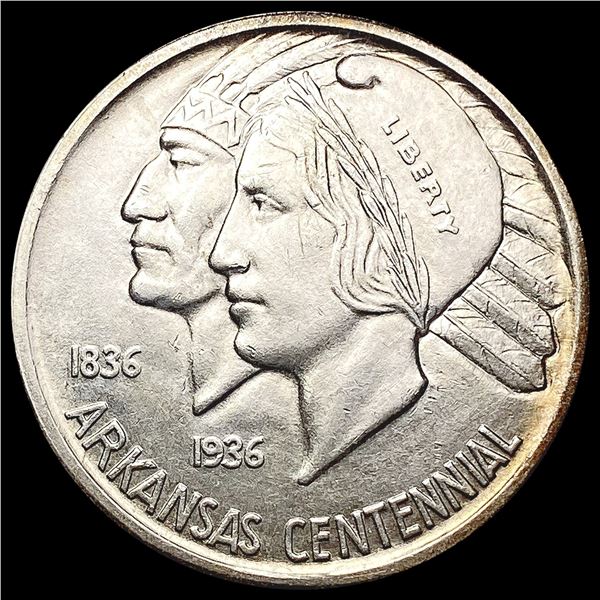 1936-S Arkansas Half Dollar CHOICE BU