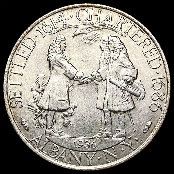 1936 Albany Half Dollar GEM BU