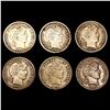 Image 1 : (6) Barber Dimes LIGHTLY CIRCULATED