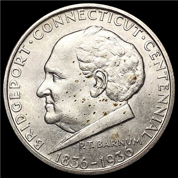 1936 Bridgeport Half Dollar CHOICE BU