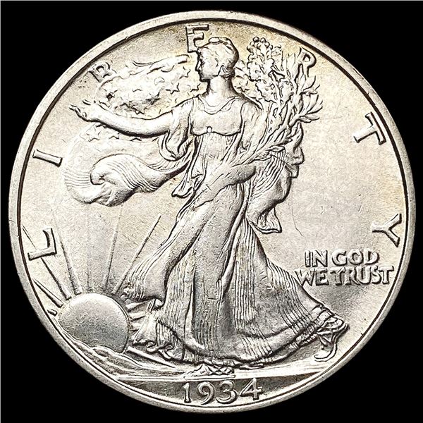 1934-S Walking Liberty Half Dollar GEM BU