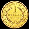 Image 2 : 1851 Rare Gold Dollar UNCIRCULATED