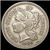 Image 1 : 1880 Nickel Three Cent CLOSELY UNCIRCULATED