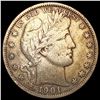 1901-S Barber Half Dollar LIGHTLY CIRCULATED