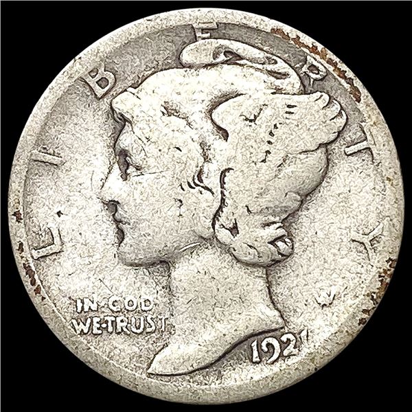 1921-D Mercury Dime NICELY CIRCULATED