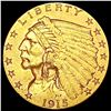 Image 1 : 1915 $2.50 Gold Quarter Eagle CLOSELY UNCIRCULATED