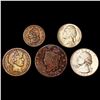 Image 1 : 1824-1943 Varied US Coin Collection [5 Coins] HIGH