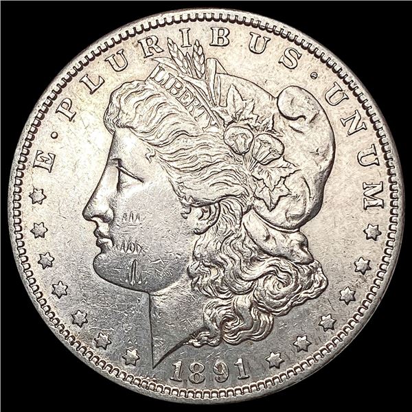 1891-S Morgan Silver Dollar CLOSELY UNCIRCULATED