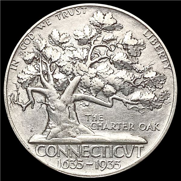 1935 Connecticut Half Dollar CHOICE AU