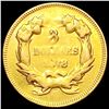 Image 2 : 1878 $3 Gold Piece NICELY CIRCULATED