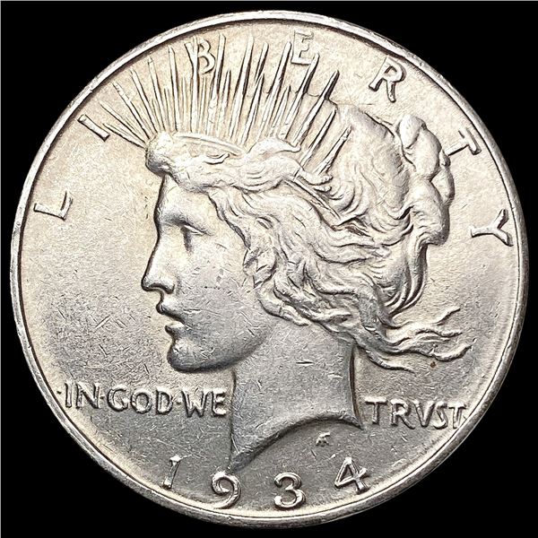 1934-D Silver Peace Dollar CLOSELY UNCIRCULATED