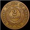 Image 2 : 1868 Two Cent Piece NEARLY UNCIRCULATED