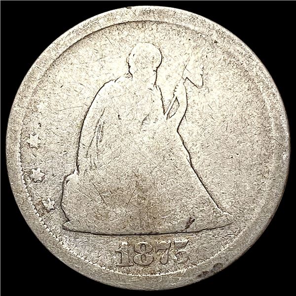 1875-S Twenty Cent Piece NICELY CIRCULATED