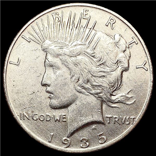 1935-S Silver Peace Dollar LIGHTLY CIRCULATED