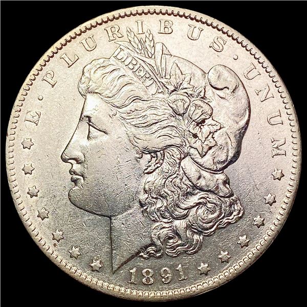 1891-S Morgan Silver Dollar CLOSELY UNCIRCULATED