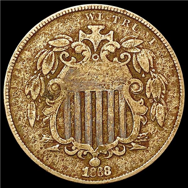 1888 Shield Nickel LIGHTLY CIRCULATED